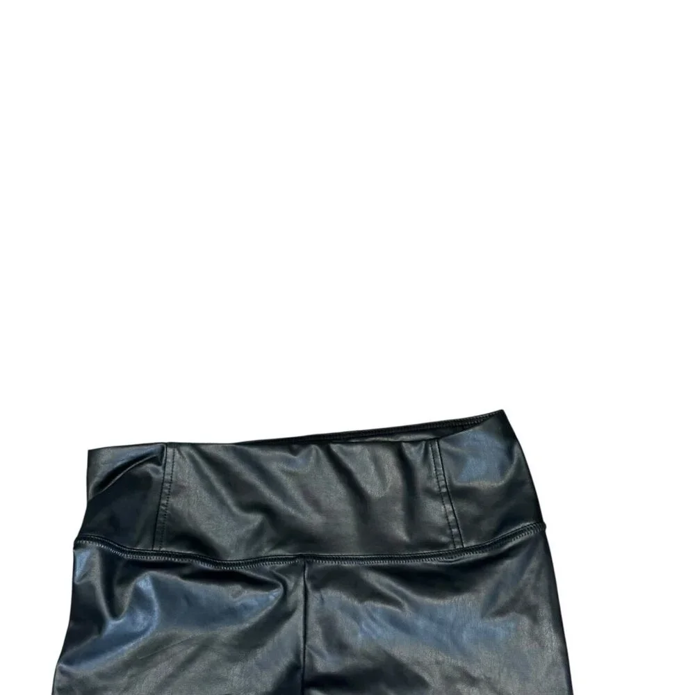 Bagatelle Womens Faux Leather‎ Stretch Dressy Leggings BHFO 5277 Size L NWT